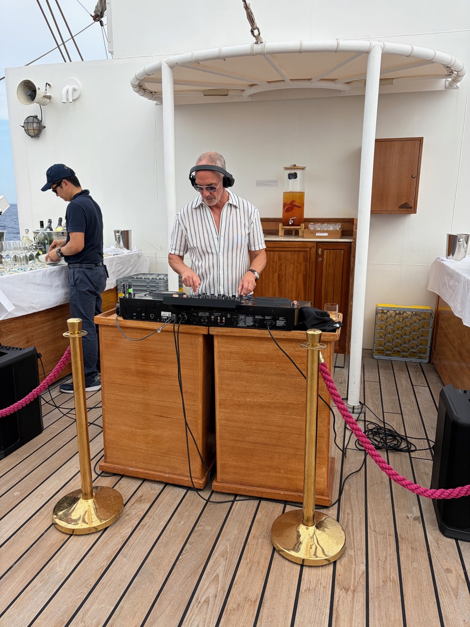 Crew klettert Mast Sea Cloud Spirit Segelmanöver