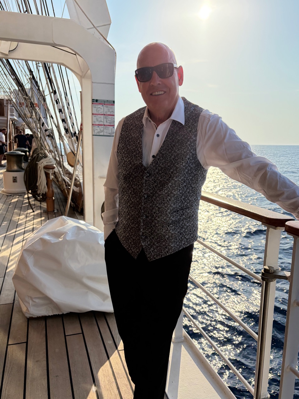 Sea Cloud Spirit unter vollen Segeln Mittelmeer Segelkreuzfahrt