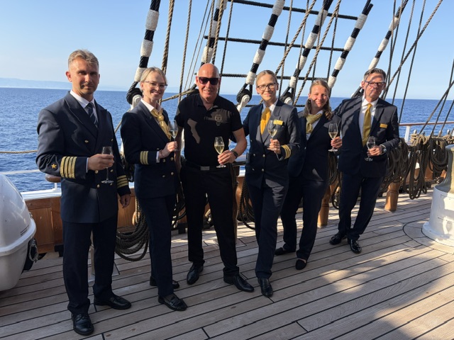 Tag 8 Seetag unter Segeln Farewell und Galadinner