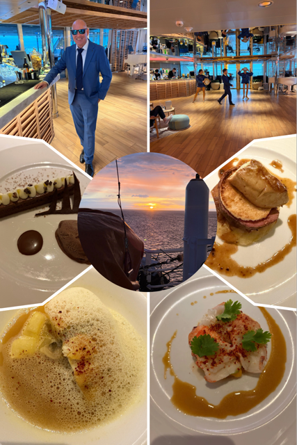 Elegante Speisen Gala Dinner Le Nautilus Ponant Schiff