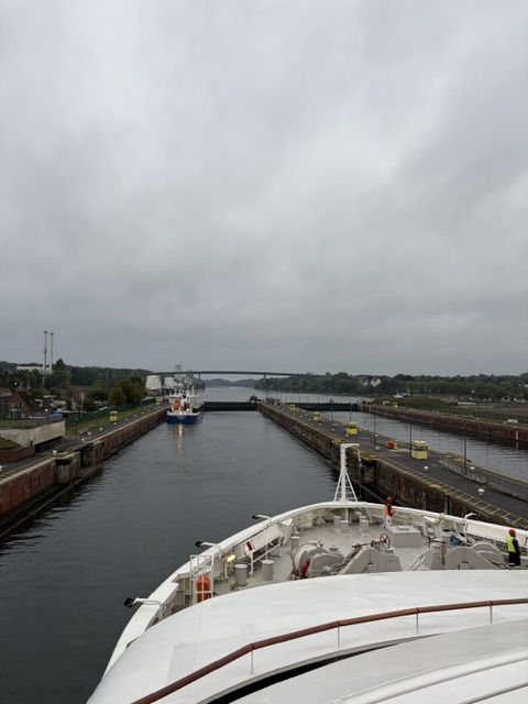 Tag 4 durch den Kiel-Kanal in die Ostsee und Routingänderung