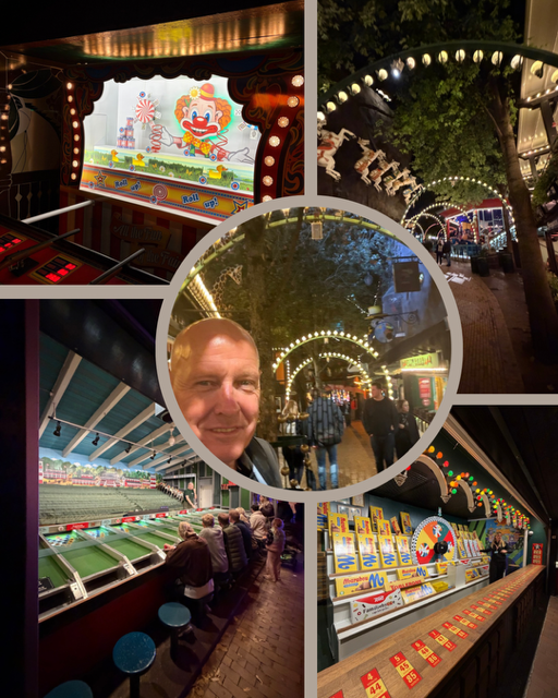 Tivoli Gardens Kopenhagen Fahrgeschäfte Clown-Bude Selfie